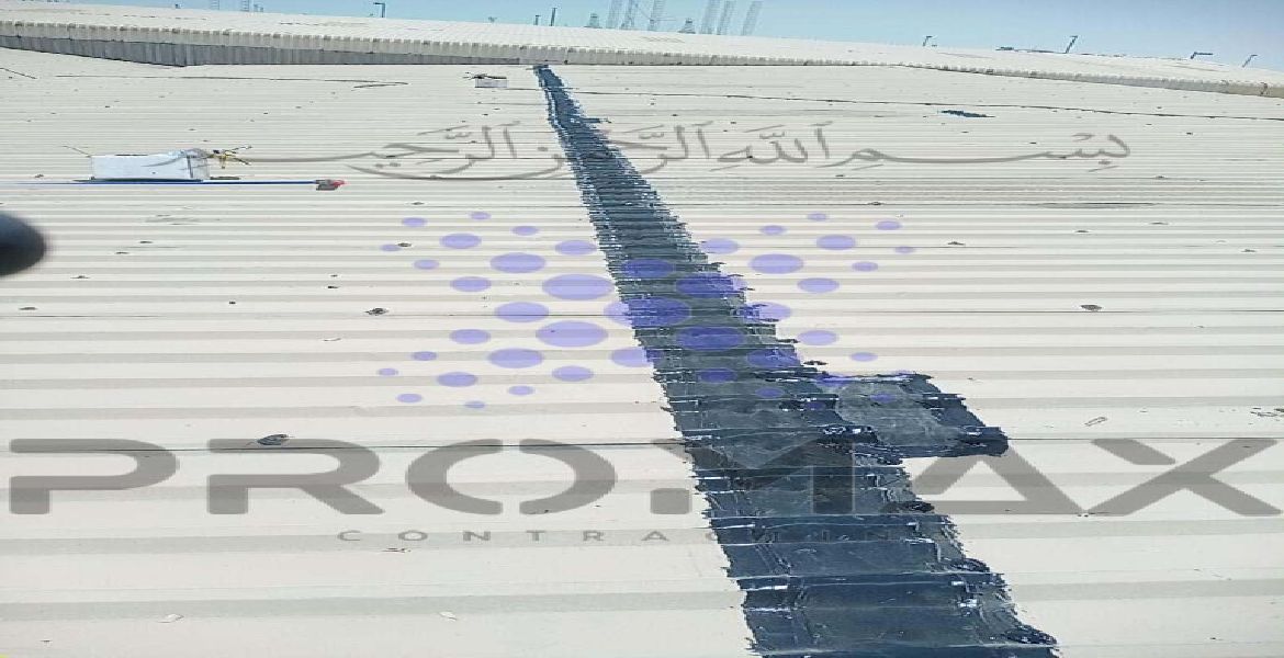 Sichem - metal roof waterproofing project by Promax in Dubai, UAE